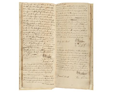 Leicestershire. The Dadlington manor account or memoranda ledger, dated 1757-1783,&nbsp;probably kept by the lord of the mano