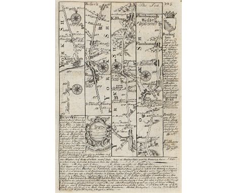 William Kip (act. 1588-1635) after John Norden (1546-1625) - Hertfordshire, double-page county map, numbered 16 within the pl