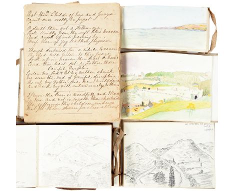 Alison Uttley (1884-1976), children's author and book illustrator, her sketchbook, n.d. [1911-24; when resident at The Old Vi