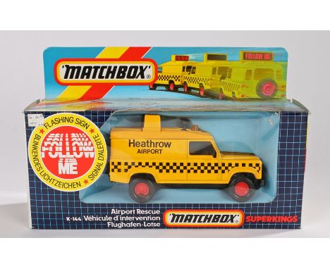 Matchbox Super Kings, K-144 Airport Rescue, boxed as new