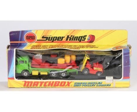 Matchbox  K-20 Super kings, Cargo Hauler and Pallet Loader, boxed 