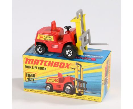 Matchbox Super Fast, New 15 Fork Lift Truck ,boxed as new