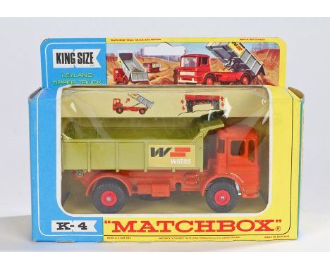 Matchbox King Size, K-4 Leyland Tipper Truck, boxed as new