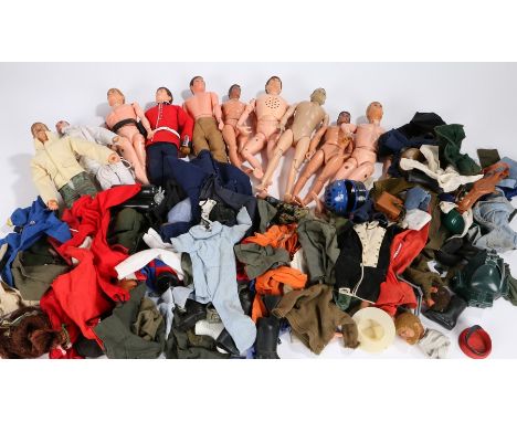Collection of Action Man, GI Joe and other dolls and accessories (qty)