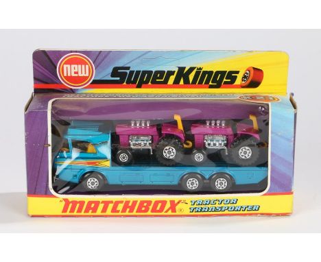 Matchbox Super Kings K-21 Tractor Transporter, boxed 