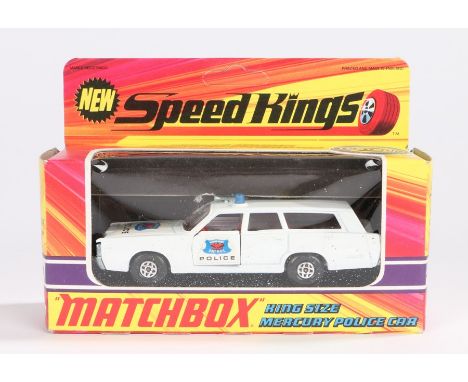 Matchbox Speed Kings, K-23 King Size Mercury Police Car, boxed as new