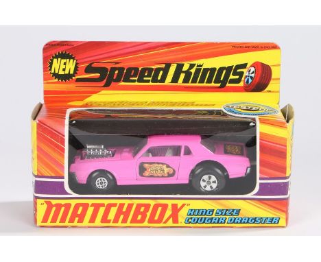 Matchbox Speed Kings, K-21 King Size Cougar Dragster, boxed as new