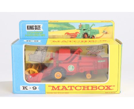 Matchbox King Size, K-9 Combine Harvester, boxed as new