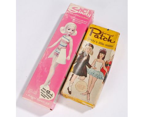 1970's Sindy doll S676, Patch Sindy's little sister doll, both housed in original boxes (2)