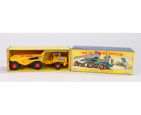 Matchbox Lesney K-2 KW Dart Dump Truck, boxed