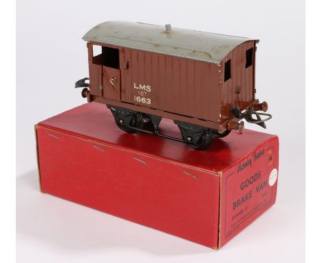 Hornby Trains Goods Brake Van, Gauge O, R164, boxed