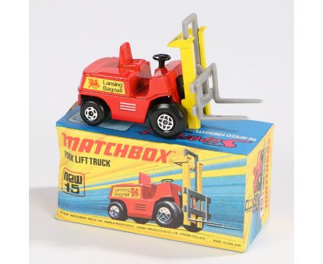 Matchbox Super Fast, New 15 Fork Life Truck, boxed