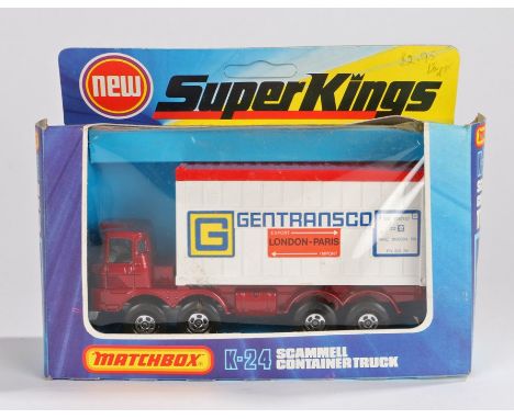 Matchbox Super Kings, K-24 Scammell Container Truck, boxed as new