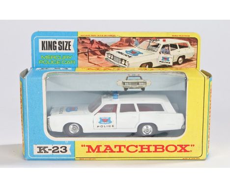 Matchbox King Size, K-23 Mercury Police Car, boxed as new