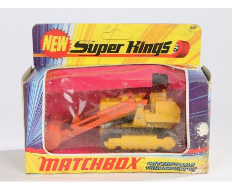 Matchbox Super Kings, K-8 Traxcavator with Hydraulic Shovel, boxed