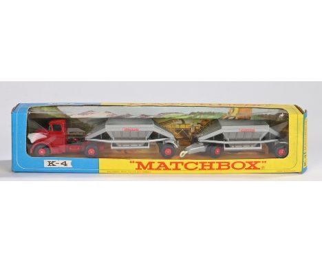 Matchbox King Size, K-4 Fruehauf Hopper Train, boxed as new