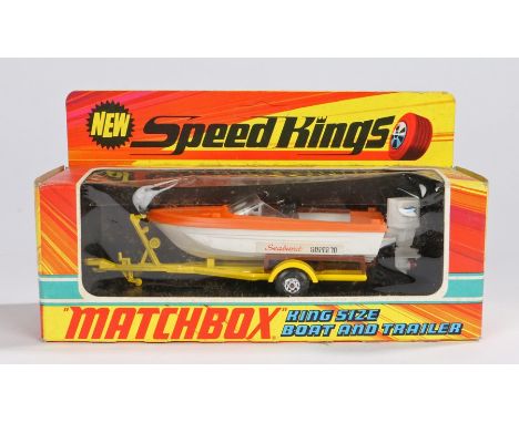 Matchbox Speed Kings, K-25 Power Boat Unloads for Launching, boxed as new