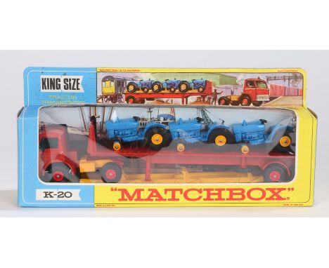 Matchbox K-20, King Size Tractor Transporter, boxed