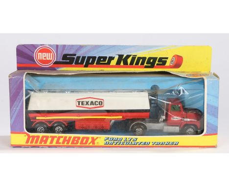 Matchbox Super Kings, K-16 Opening Bonnet with detailed Engine &amp; Snap-Lock Articulated Trailer Coupling, boxed 