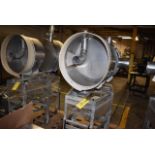 Coater/Polisher Air Baffle, 24 " Diameter, 4-Wheel Base for Pellegrini | Rigging and Loading $35