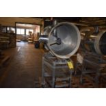 Coater/Polisher Air Baffle, 24 " Diameter, 4-Wheel Base for Pellegrini | Rigging and Loading $35