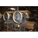 Coater/Polisher Air Baffle, 24 " Diameter, 4-Wheel Base for Pellegrini | Rigging and Loading $35