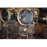 Coater/Polisher Air Baffle, 24 " Diameter, 4-Wheel Base for Pellegrini | Rigging and Loading $35