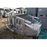 Stainless Steel Bag Dump Station with bag opener, Parts & Components | Required Rigging and