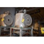 Isomatic Corporation Vibratory Surge Bin, 32" Diameter x 36", Verbco Model #2P-800 Motor |