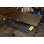 Stainless Steel Table Top, 60" x 30" | Required Rigging and Loading Fee: $35