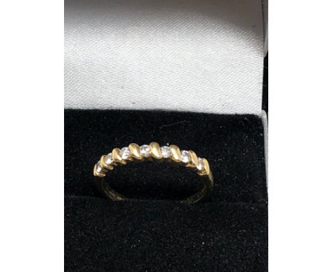 18ct Gold Diamond Seven Stone Ring (2.3g)