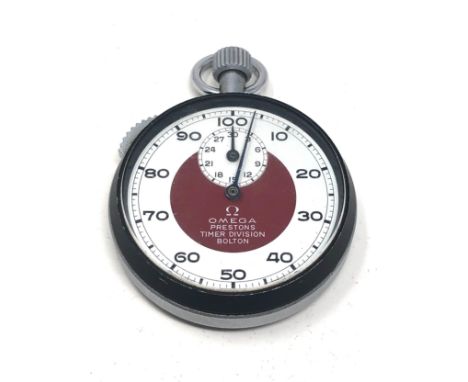 Omega stop watch prestons timer division bolton the watch is ticking 