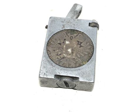 Vintage coin set cigarette lighter
