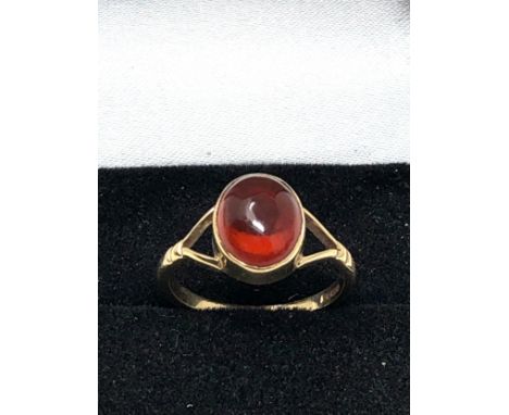 9ct Gold Vintage stone set  Ring (2.5g)