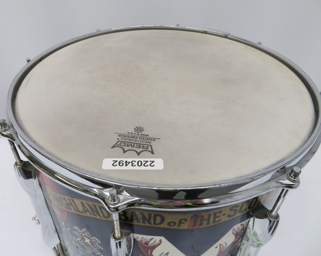 Scottish Highland Division Premier Side Marching Snare Drum. Dimensions
