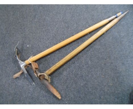 Two vintage Stubai ice picks.