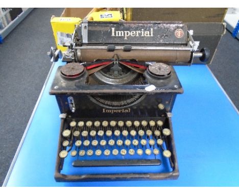 A vintage Imperial typewriter 