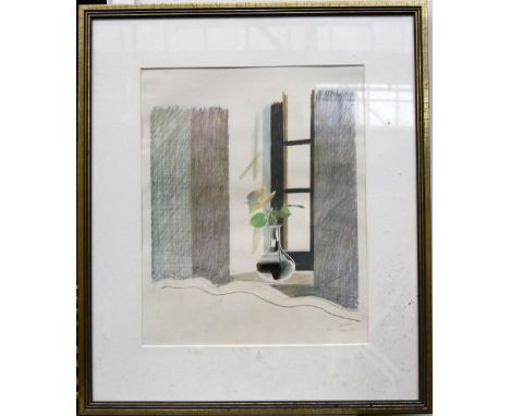 After David Hockney RA ( Contemporary, British) Le Nid Du Duc, 1971, digital print, framed, 46 x 38
