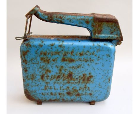 A vintage Eversure fill-a-can petrol can, made in England