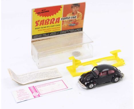 Sabra of Israel (Gamda Koor) diecast model of a No.8117 Volkswagen, finished in black with red interior, housed in the origin