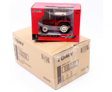 Britains Trade Box of No.42490 International 956XL Tractor, comprising 3 examples in the original trade box, all as issued