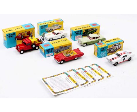 Corgi Toys modern reissued boxed model group of 5 comprising No. 417 Land Rover Breakdown, No. 258 The 'Saint's' Volvo P1800,