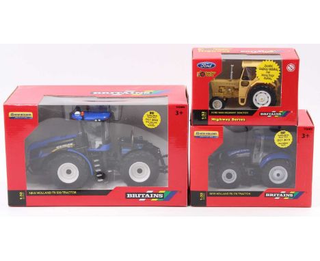 Britains 1/32nd scale Spalding Tractor Show and Farm Toys Forum boxed tractor group, 3 examples to include No.43193 New Holla