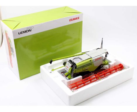 Wiking Article Number 01714540 1/32nd scale Claas 780 Combine Harvester, housed in the original polystyrene packed box, limit