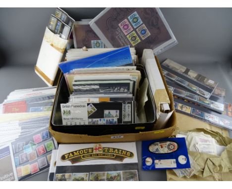 Mixed collection of first day covers and stamps along with related ephemera and booklets