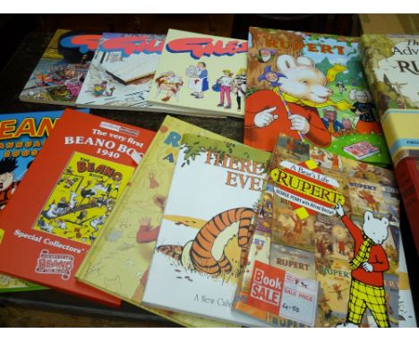 Portfolio editions, special collector's edition 'The Very First Beano Book, 1940' with sleeve and other similar annuals, Gile