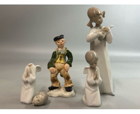 Figurines including NAO, one in need of repair / AN20
