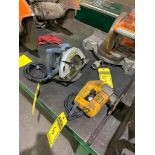 Perfo-Max 7 1/4" Circular Saw & DeWalt VS Jig Saw, Model DW313