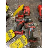 (2) Milwaukee Cordless Power Tools & Charger; Impact & Drill, 18V