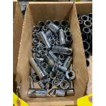 Box of Assorted Sockets, Various Drives Sizes